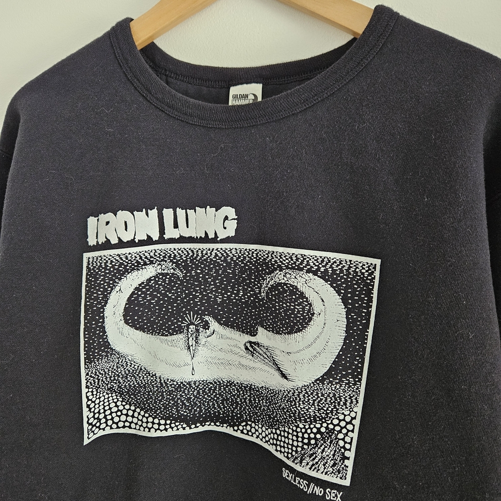 Iron Lung Crewneck Sweatshirt Medium Sexless No Sex Power Violence Band Metal - Picture 2 of 5